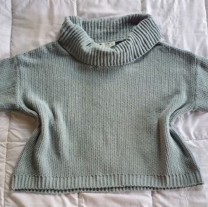 Adyson Parker Soft Knit Turtleneck Sweater Women's 3X Island Sky